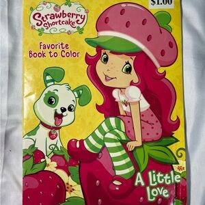Strawberry Shortcake A Little Love Coloring Book 2009 Activity Y2K Kids